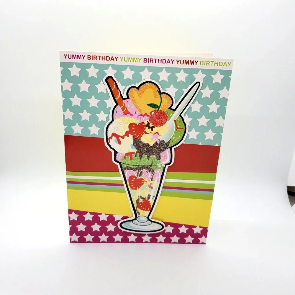 Magi Design London Large Glittery Blank Happy 